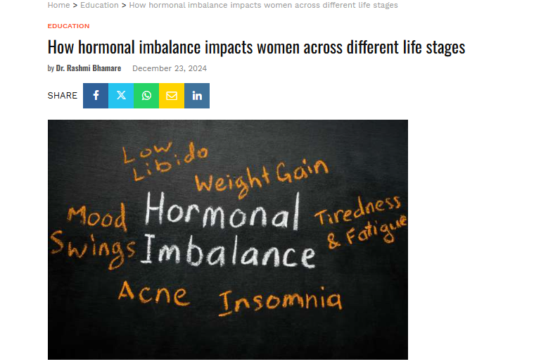 hormonal imbalance impacts women