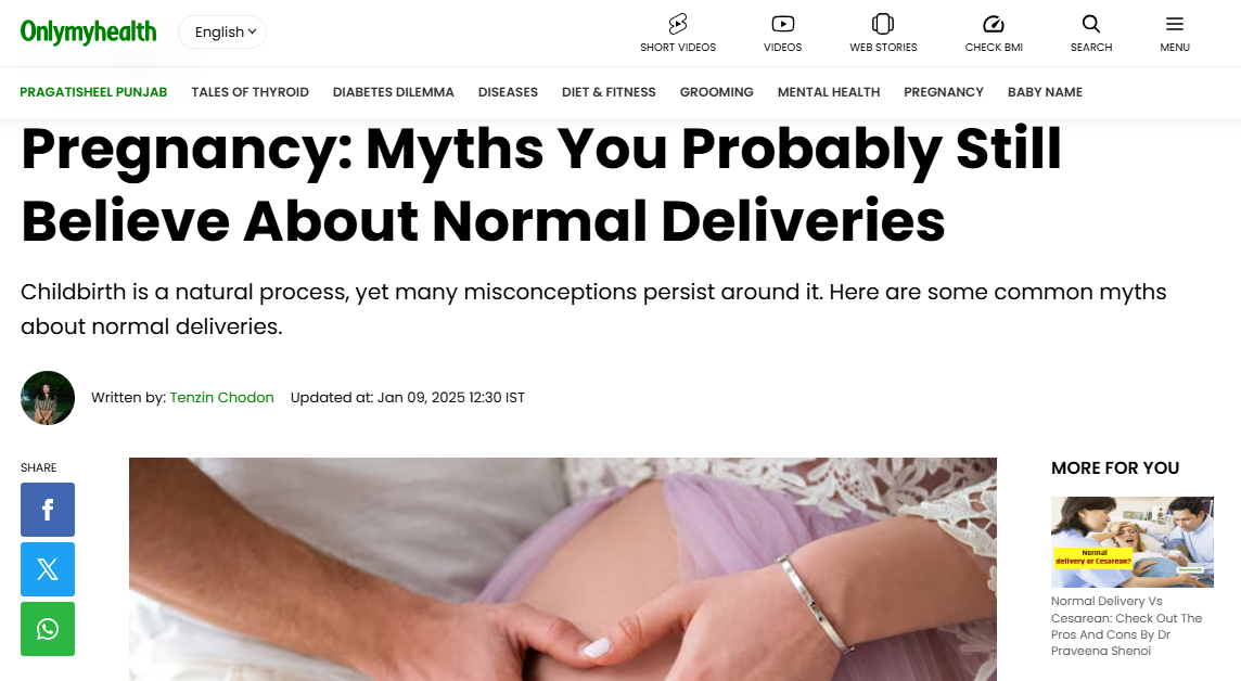 Pregnancy: Myths You Probably Still Believe About Normal Deliveries
