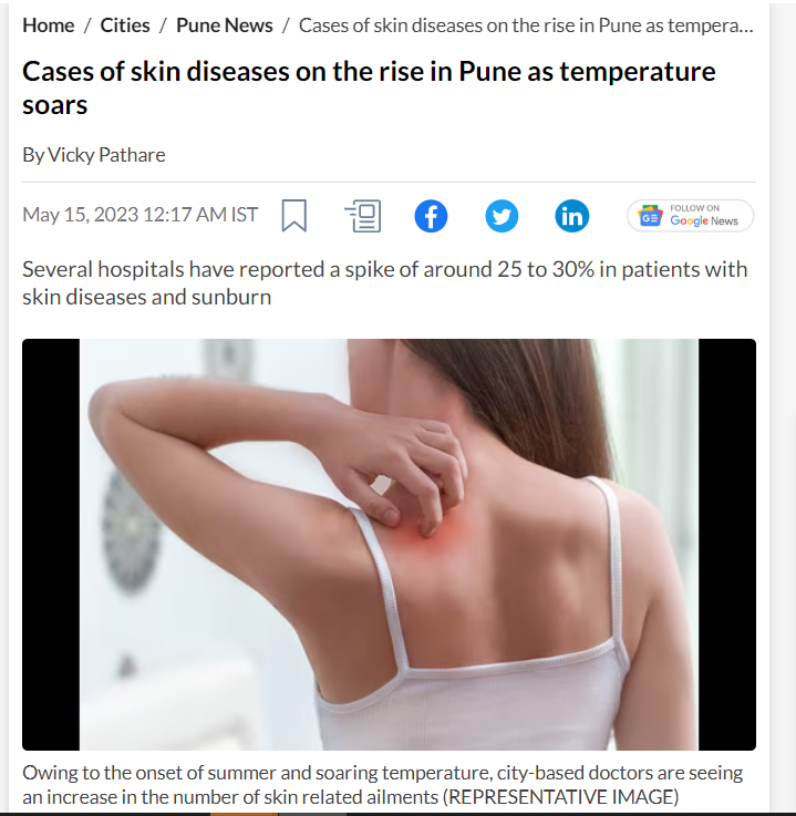 Dr. Reshu Agrawal on Hindustan Times