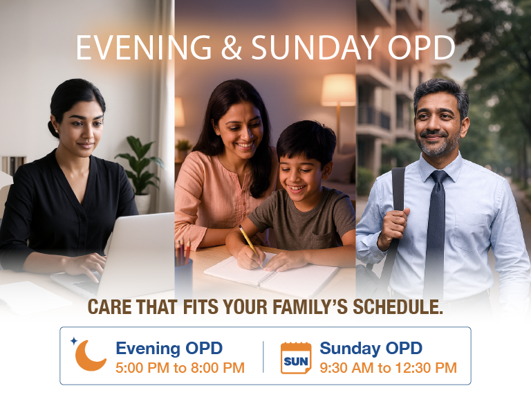 Evening and Sunday OPD at Manipal Hospitals Baner, Pune – Convenient healthcare for working professionals and families