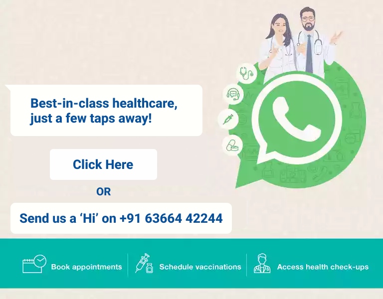 Just WhatsApp for Best-in-class healthcare services