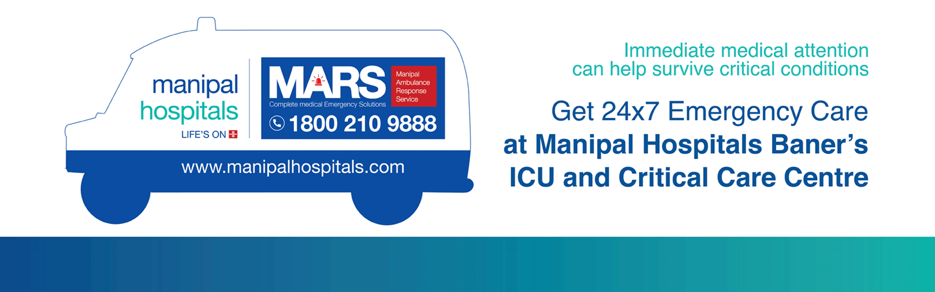 Manipal Ambulance Response Services (MARS) Pune, Baner