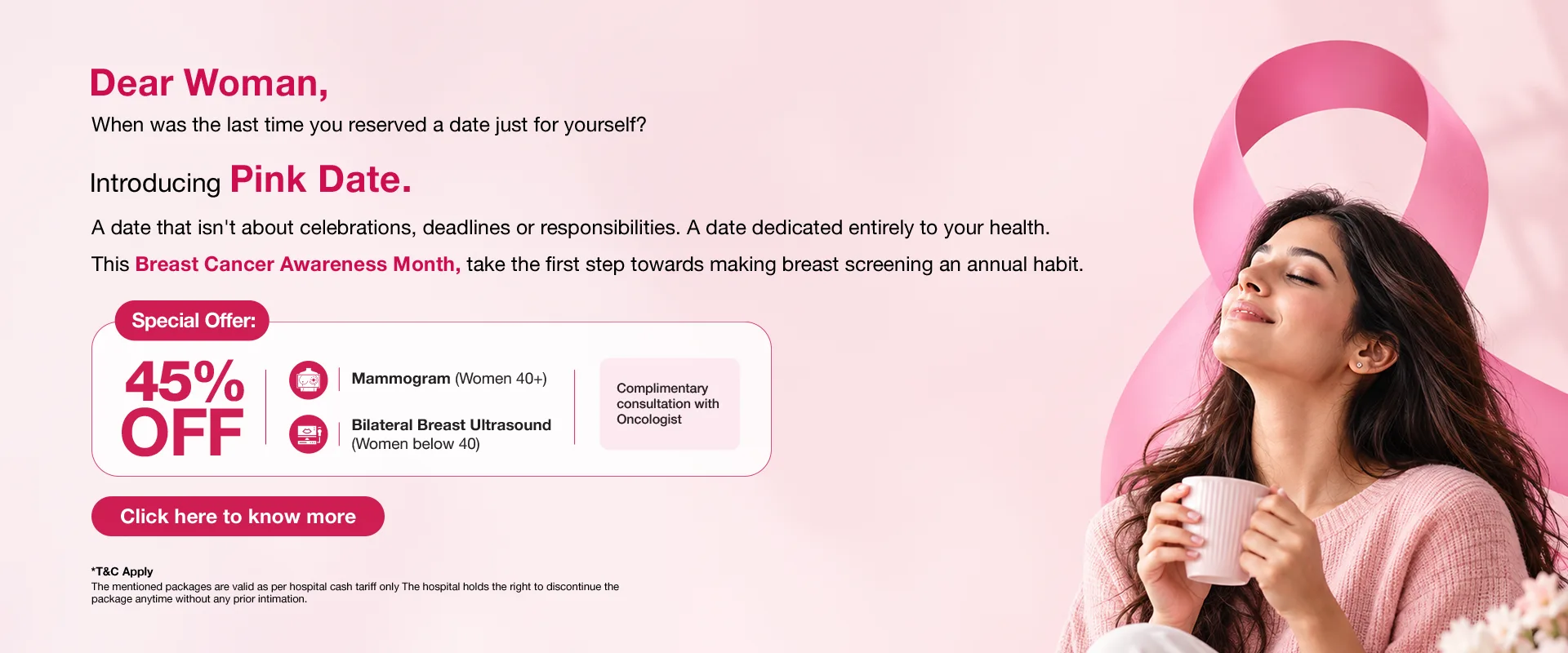 PINK DATE Screening Package | Manipal Hospital Palam Vihar