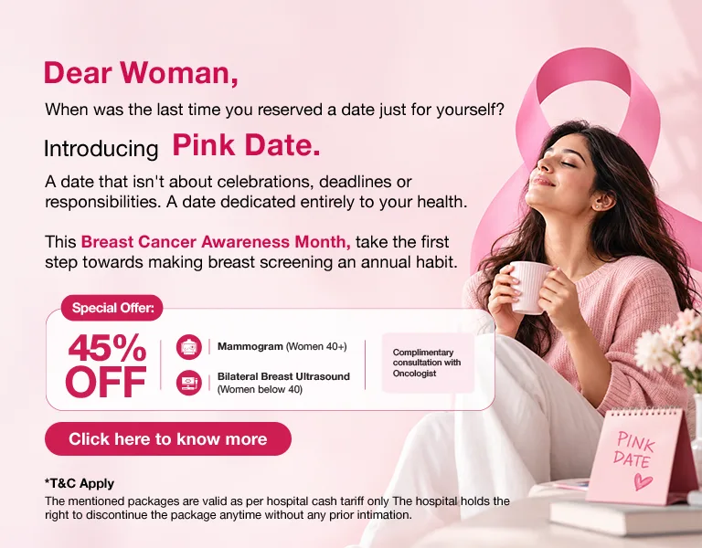 PINK DATE Screening Package | Manipal Hospital Palam Vihar