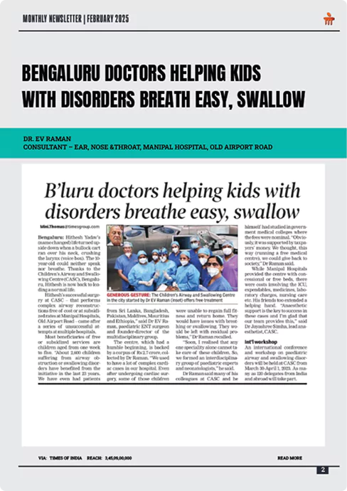 Begaluru Doctors Helping Kids
