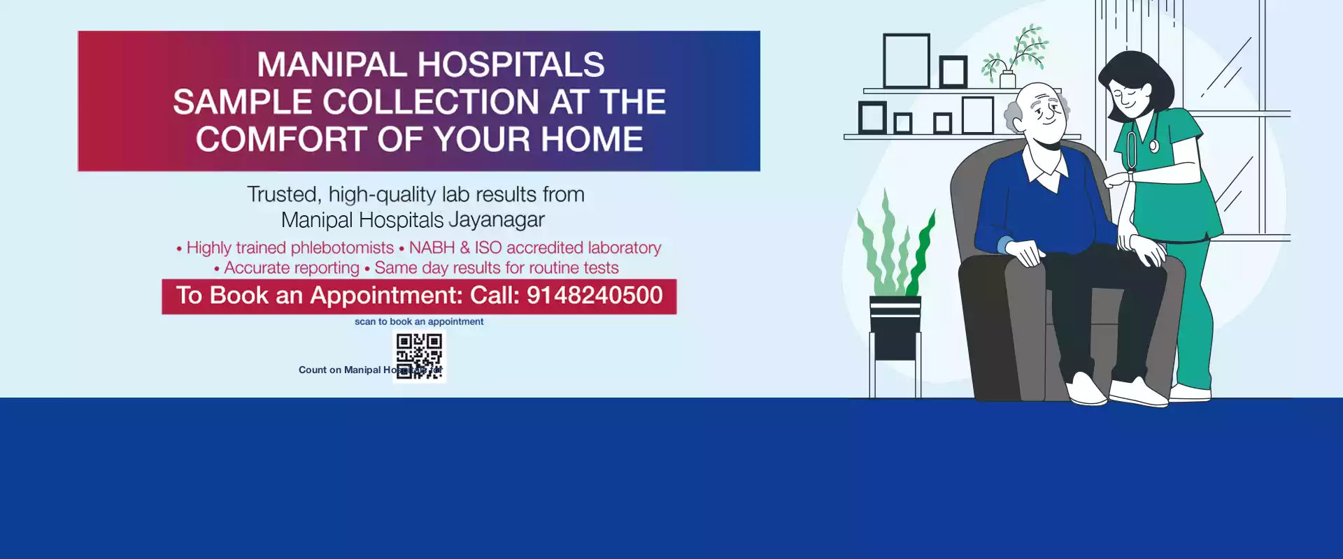Sample Lab Collections at the comfort of your home | Manipal Clinics 