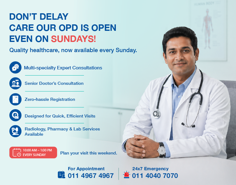 Don’t Delay Care Our Opd Is Open Even On Sundays!