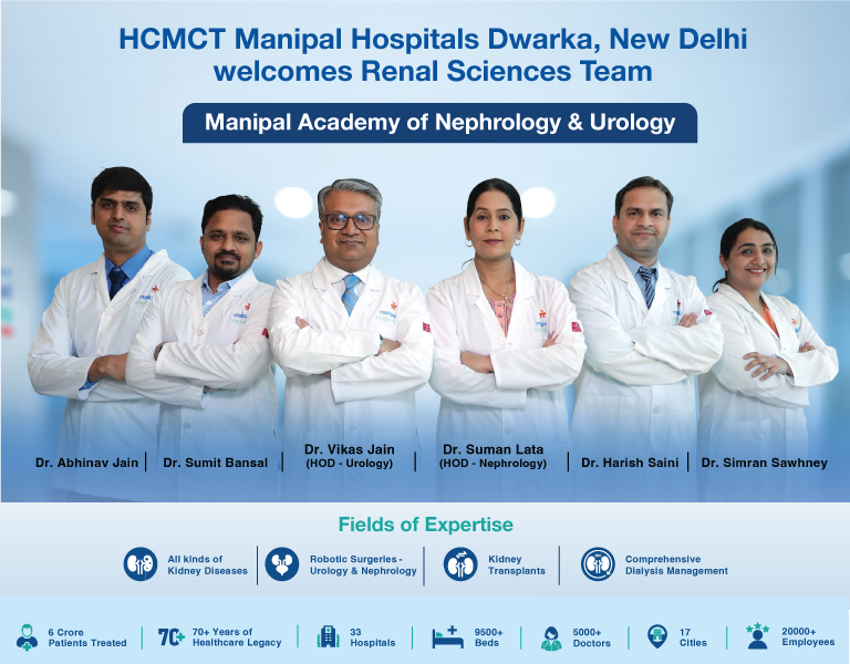 Manipal Academy of Nephrology & Urology | Renal Science Team - Manipal Hospitals Delhi