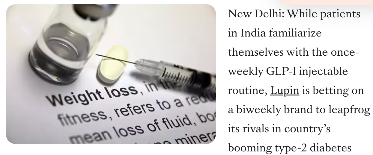 Bofanglutide blend of convenience, efficacy positions Lupin alongside global weight-loss players in India