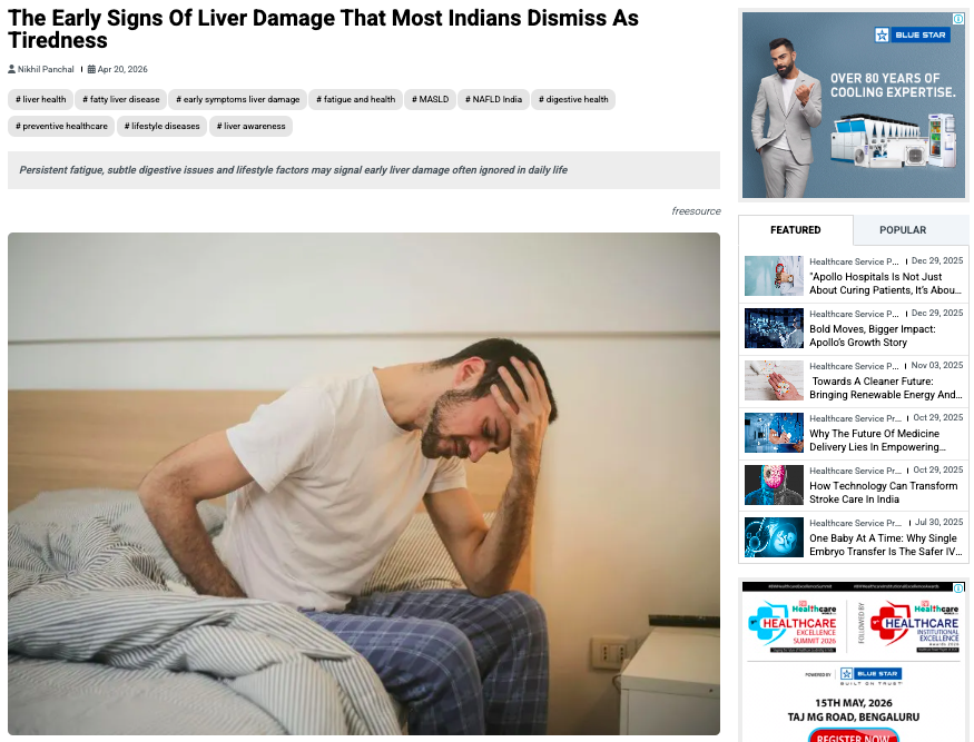 The Early Signs Of Liver Damage That Most Indians Dismiss As Tiredness