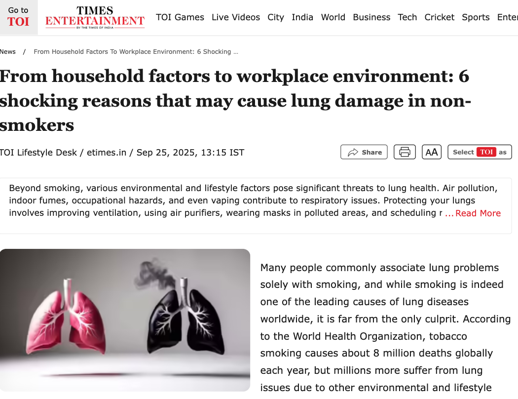 सासों पर भारी पढ़ रहा दिवाली के जश्न का धुआँ