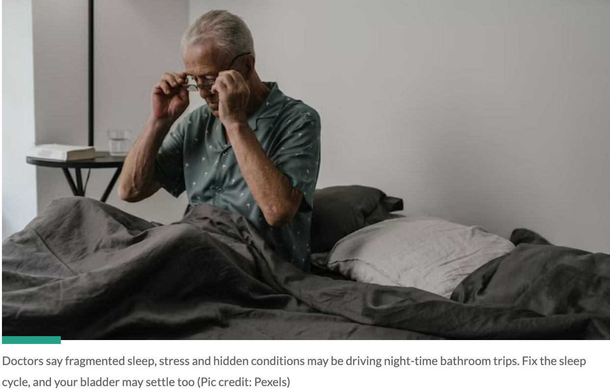 Why do you keep waking up to pee at night?