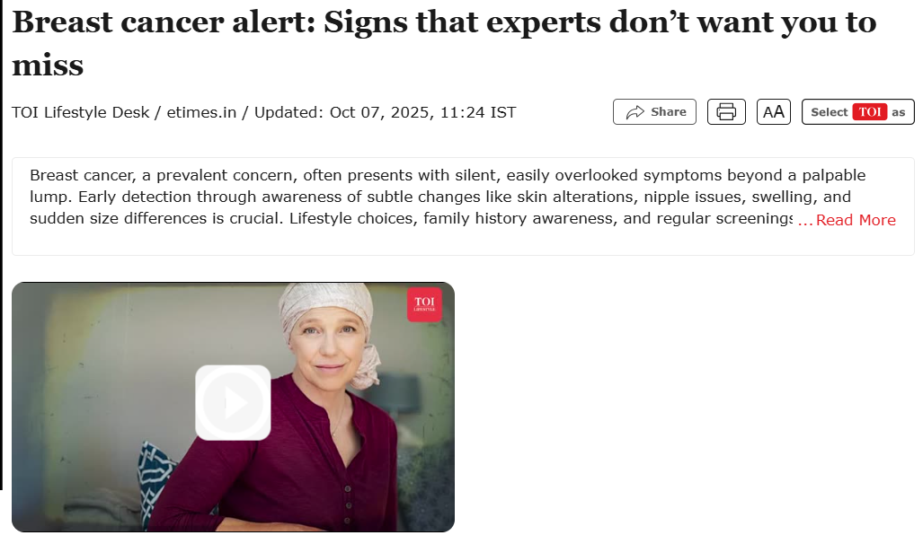 The hidden side of breast cancer: Signs that experts don’t want you to miss