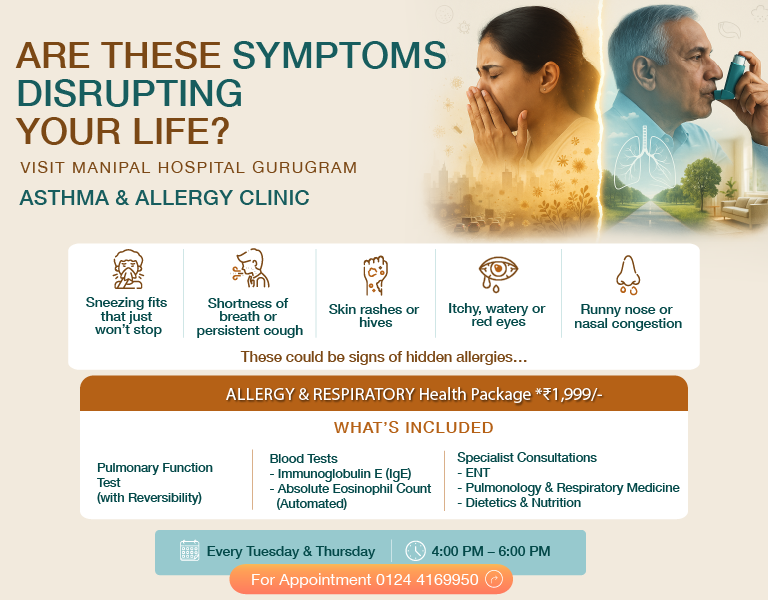 Asthma & Allergy Clinic | Manipal Hospitals Gurugram