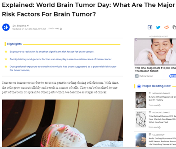 Dr. Shobha N on India Times