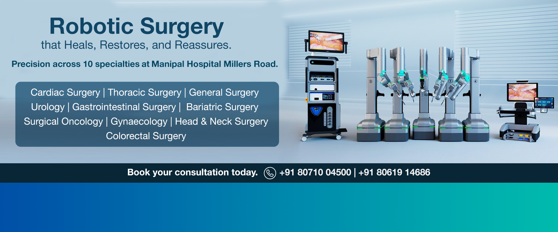 Best Multispeciality Hospital in Millers Road Bangalore - Manipal Hospitals