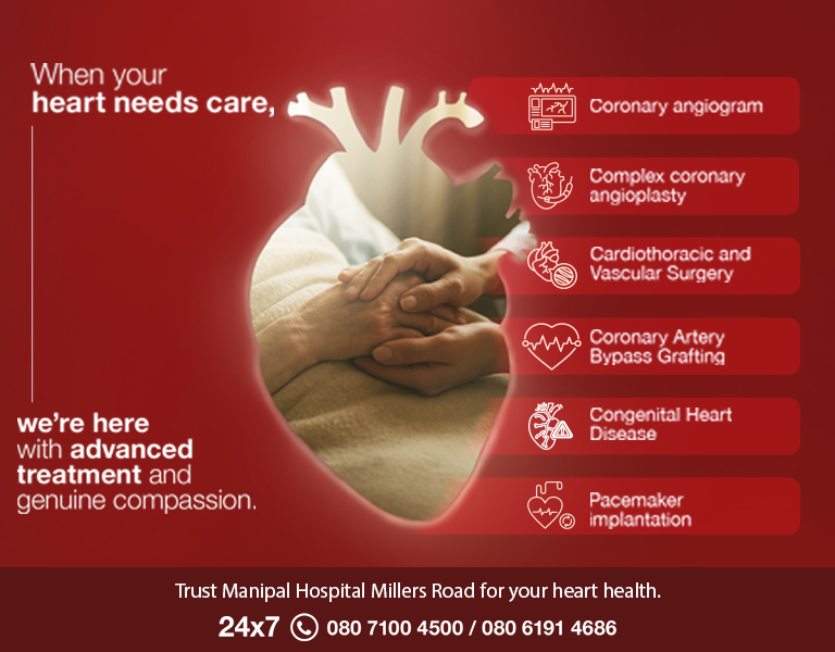 Best Multispeciality Hospital in Millers Road Bangalore - Manipal Hospitals