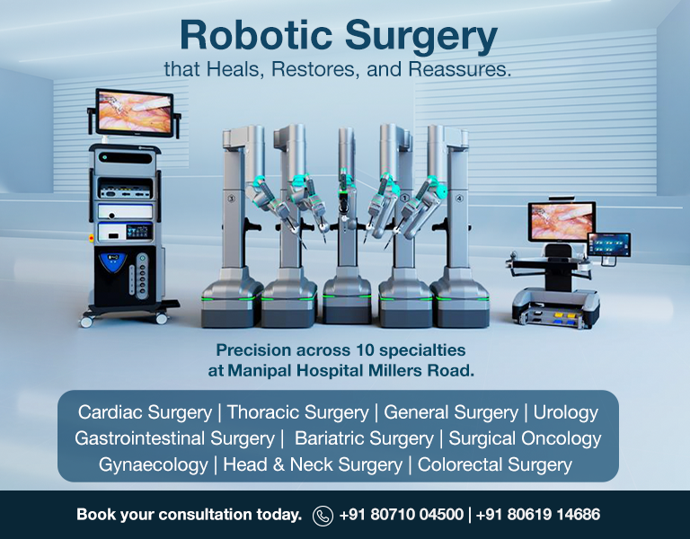 Best Multispeciality Hospital in Millers Road Bangalore - Manipal Hospitals