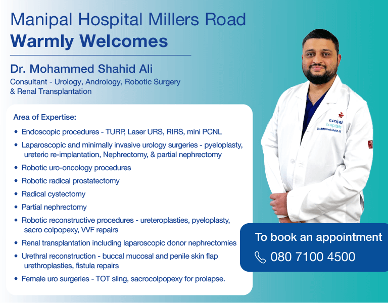 Urologist in Millers Road | Dr. Mohammed Shahid Ali 