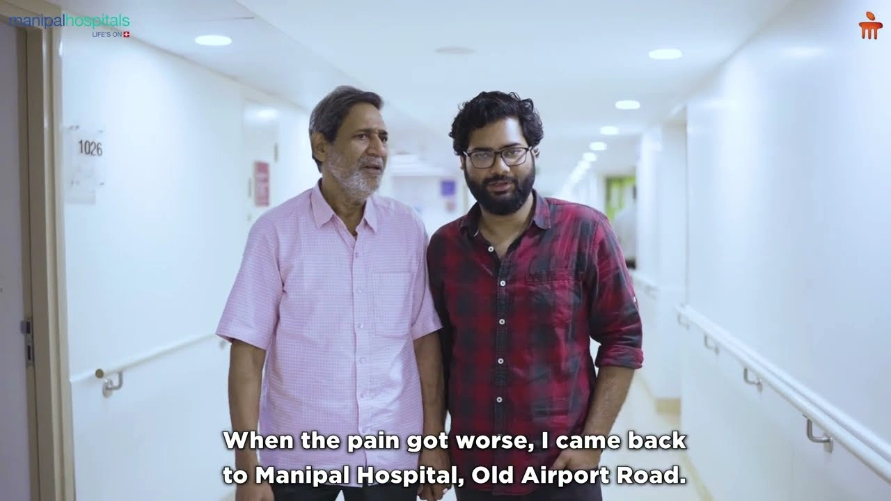 Mr. MD Mahiul Islam gets cure from low back pain | Dr. S. Vidyadhara | Manipal Hospitals Old Airport Road