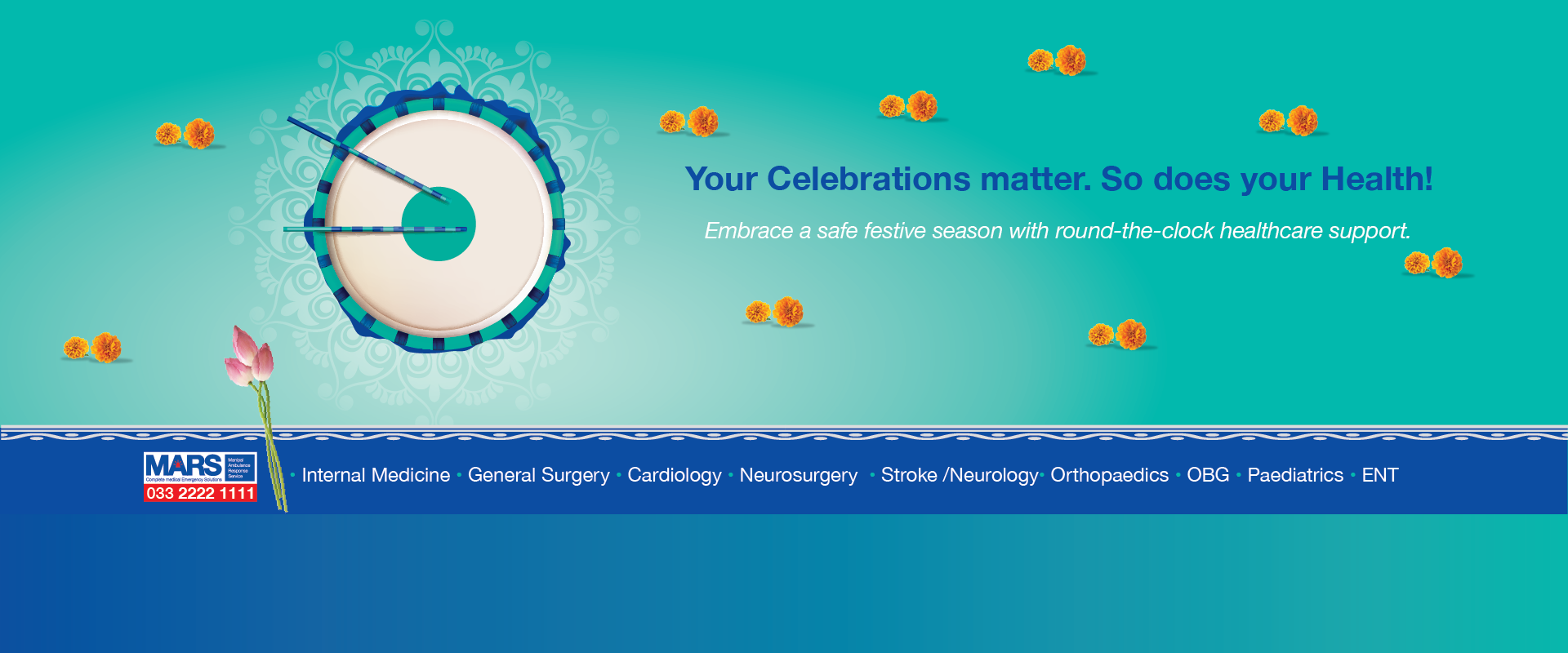 Manipal Hospitals' festive health care message for safe celebrations