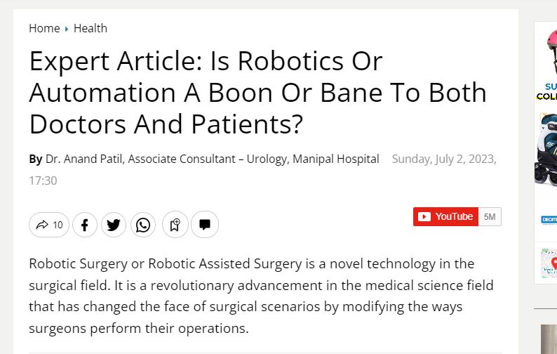 Dr. Anand Patil on BoldSky