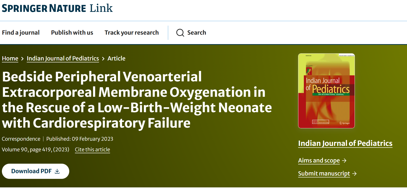 Bedside Peripheral Venoarterial Extracorporeal Membrane Oxygenation