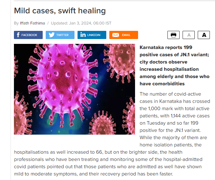 Mild Covid Cases and Swift Healing 