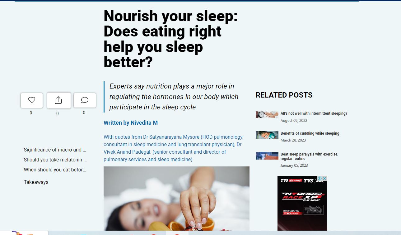 Nourish Your Sleep