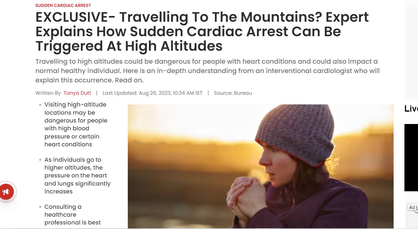  Sudden Cardiac Arrest At High Altitudes