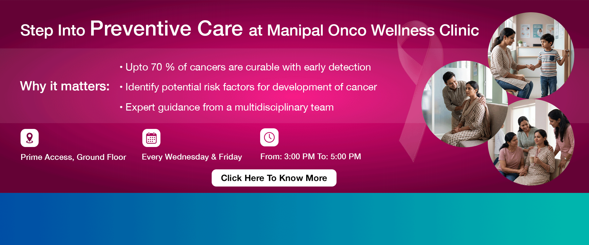 Preventive Care at Manipal Onco Wellness Clinic at Old Airport Road | Manipal Hospitals