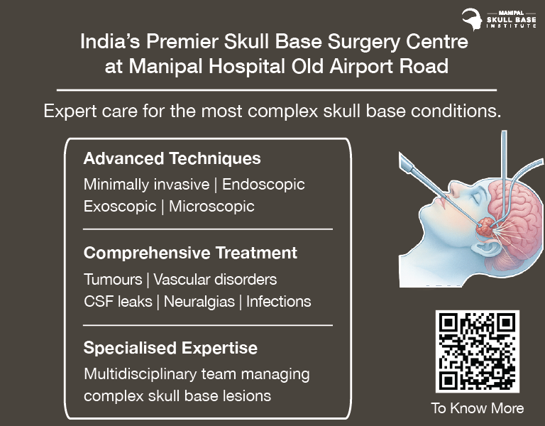 Skull Base Surgery Centre at Manipal Hospitals Old Airport Road