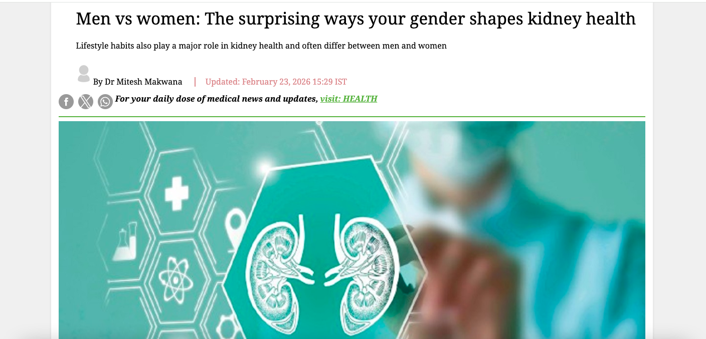 Men vs women: The surprising ways your gender shapes kidney health