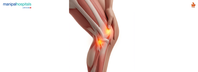 Knee bending pain