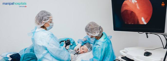 Upper endoscopy procedure