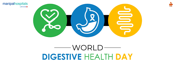 Healthy digestive system illustration for World Digestive Health Day