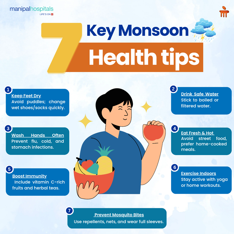 Monsoon Health Tips: Stay Safe and Healthy This Rainy Season