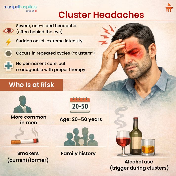 Cluster Headaches: Causes, Symptoms, and Who Is at Risk