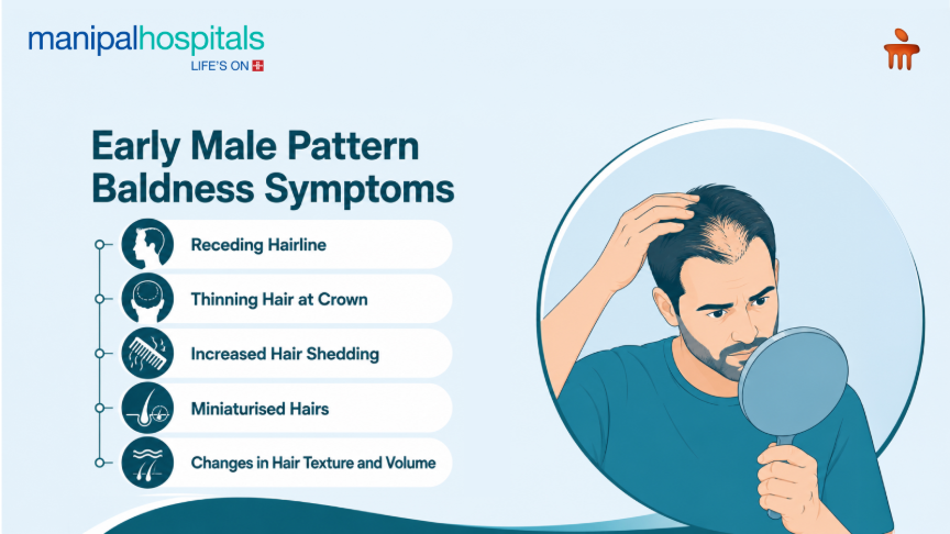 Male Pattern Baldness Symptoms: Early Signs to Watch For