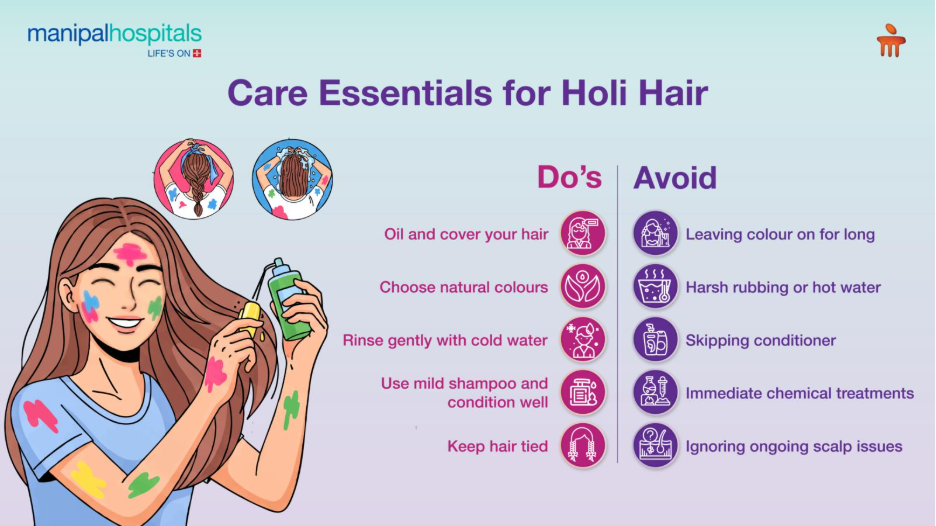 Protect Your Hair During Holi: Essential Tips to Protect Your Tresses from Colours 