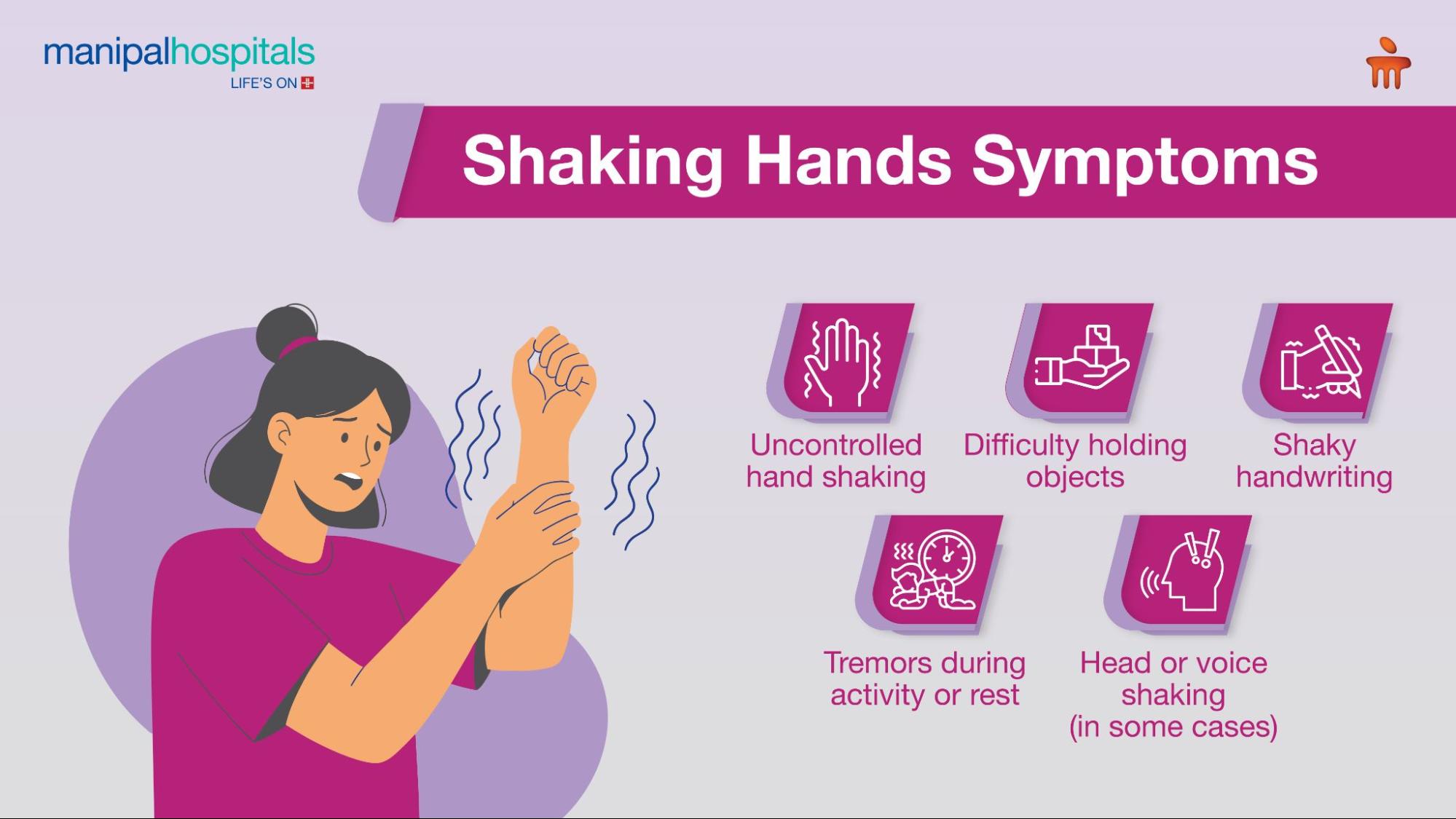 shaking hands symptoms