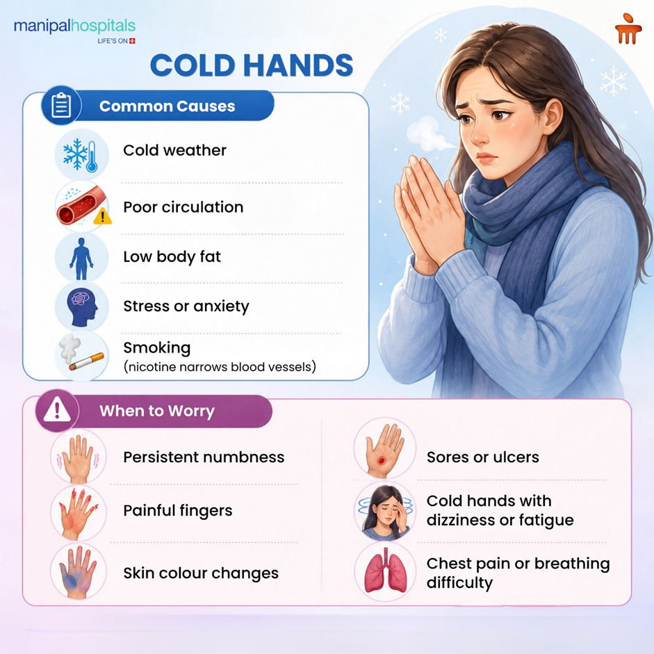cold hands causes and when to worry