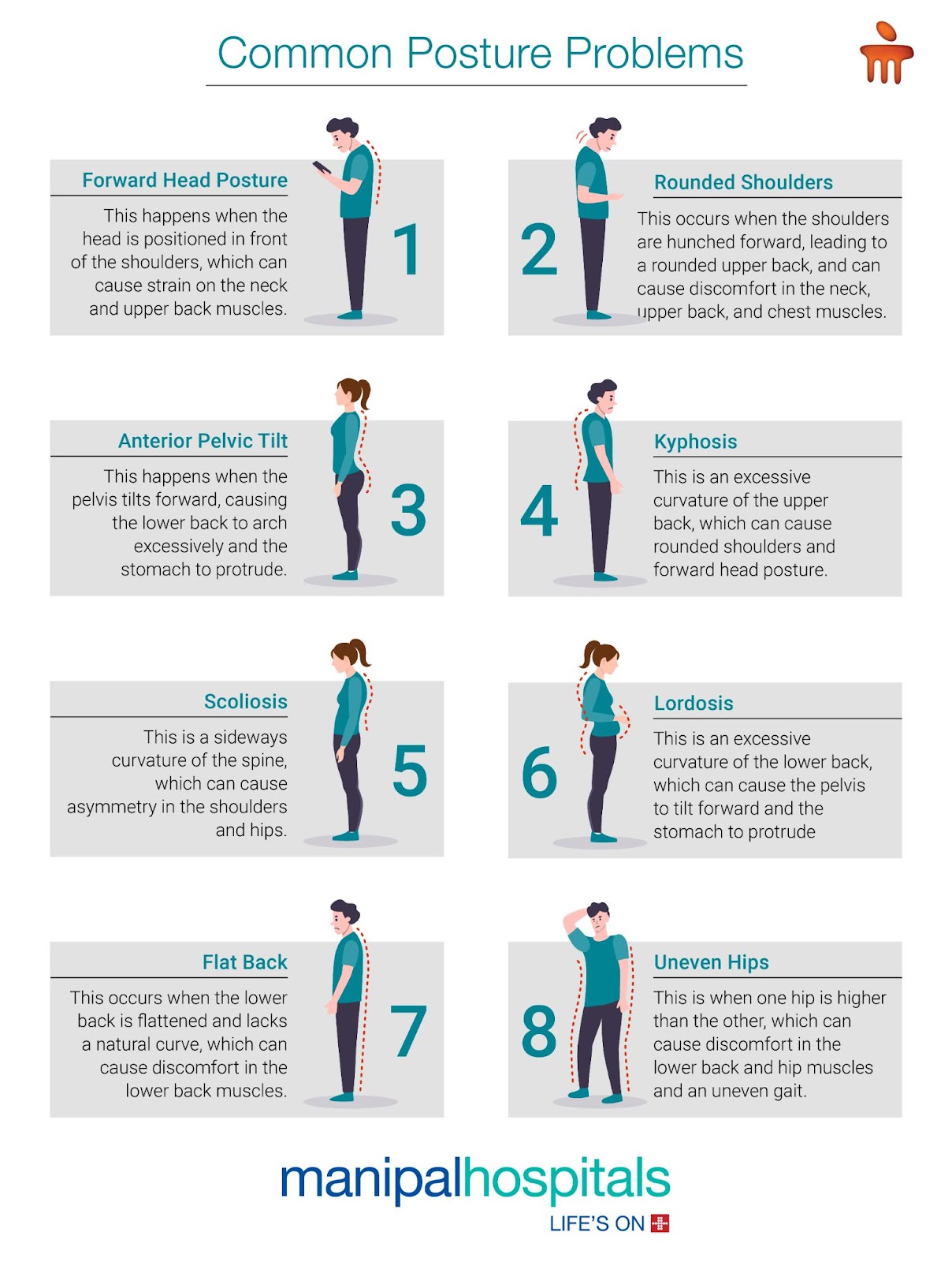 4 Easy Stretches for a Stiff Neck Infographic