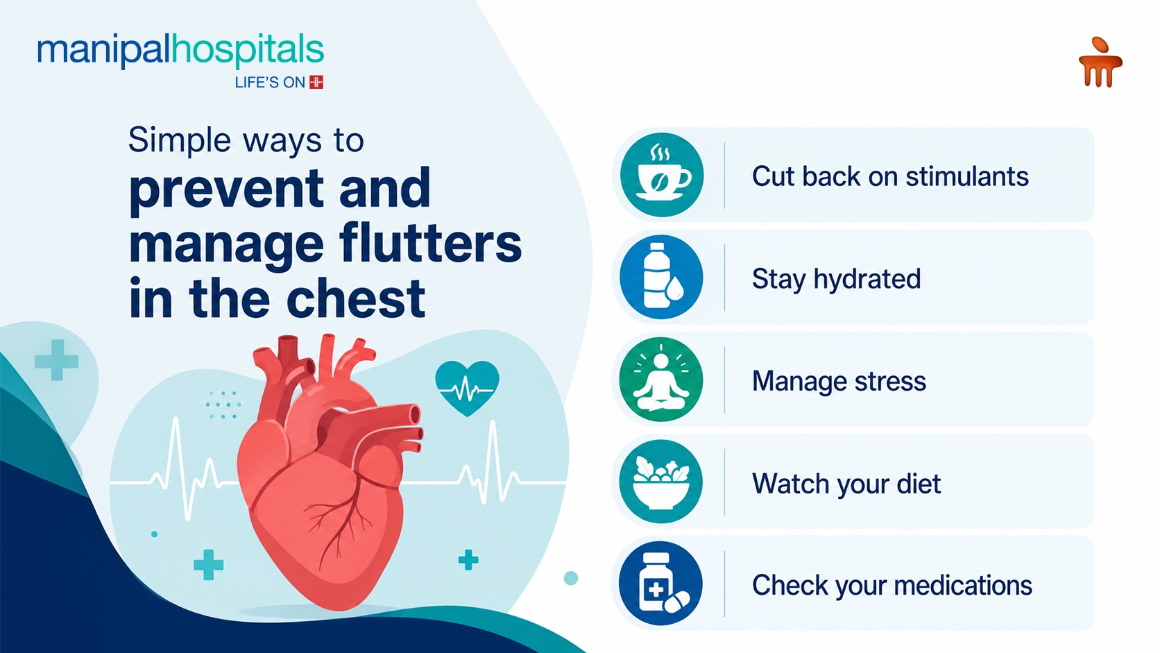 Chest flutter symptoms