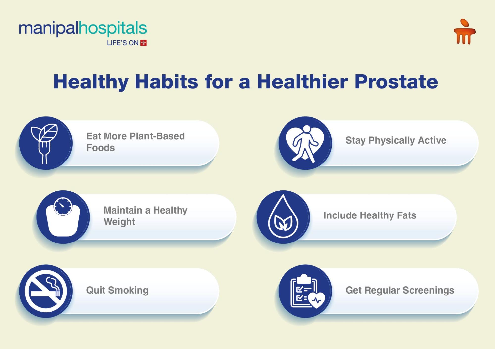 Healthy habits to prevent prostate cancer