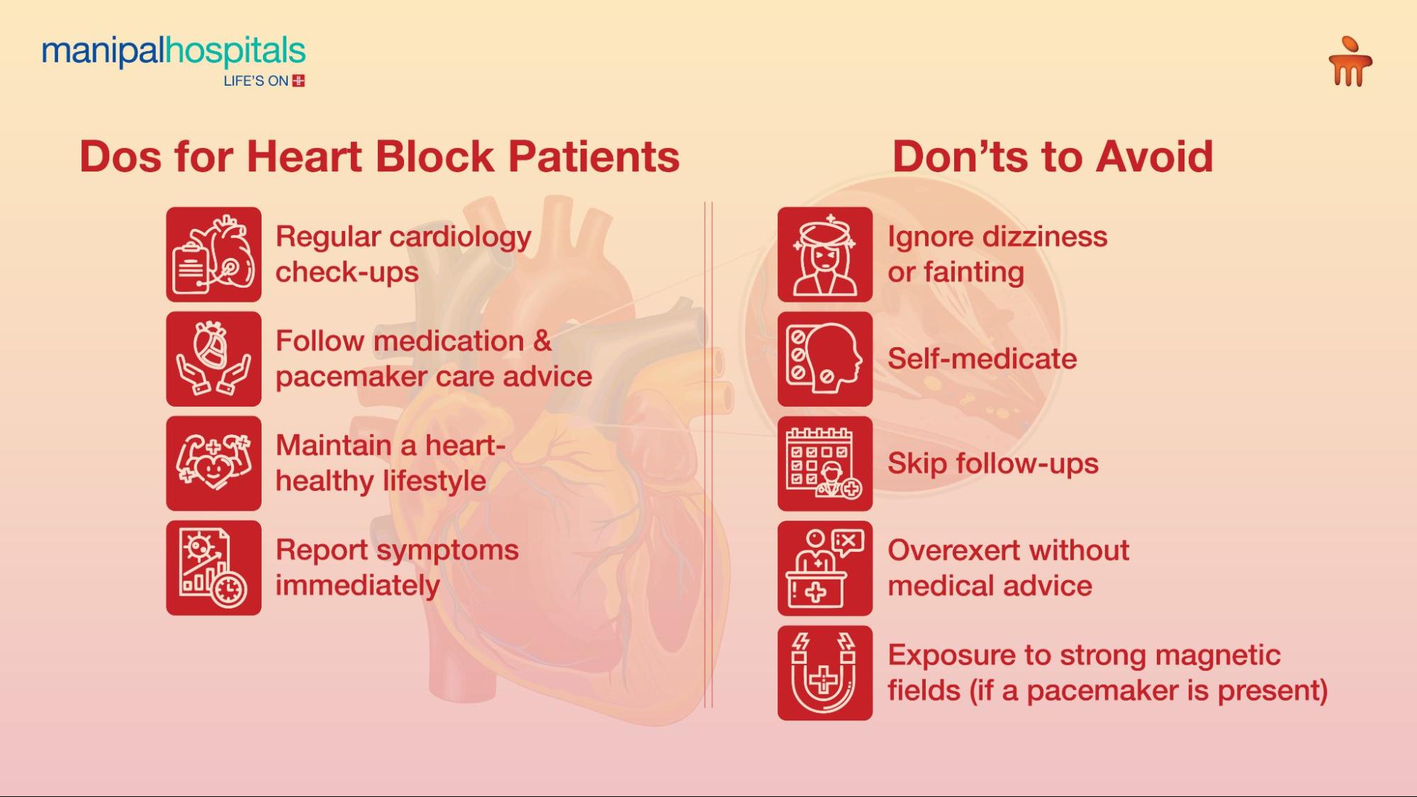 heart block symptoms