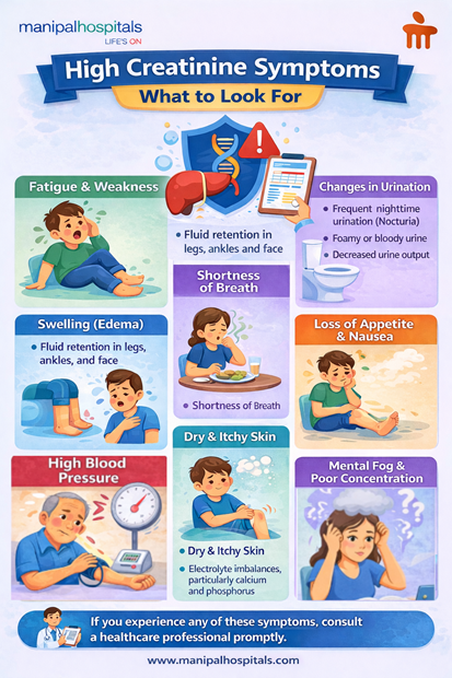 Kidney Function Test Results Explained: What High Creatinine Symptoms Mean