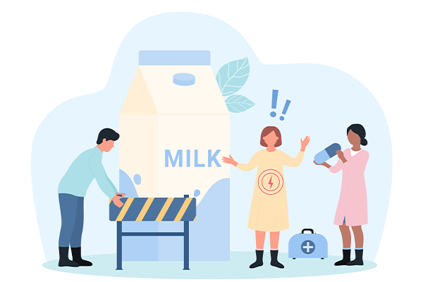 lactose intolerance symptoms​