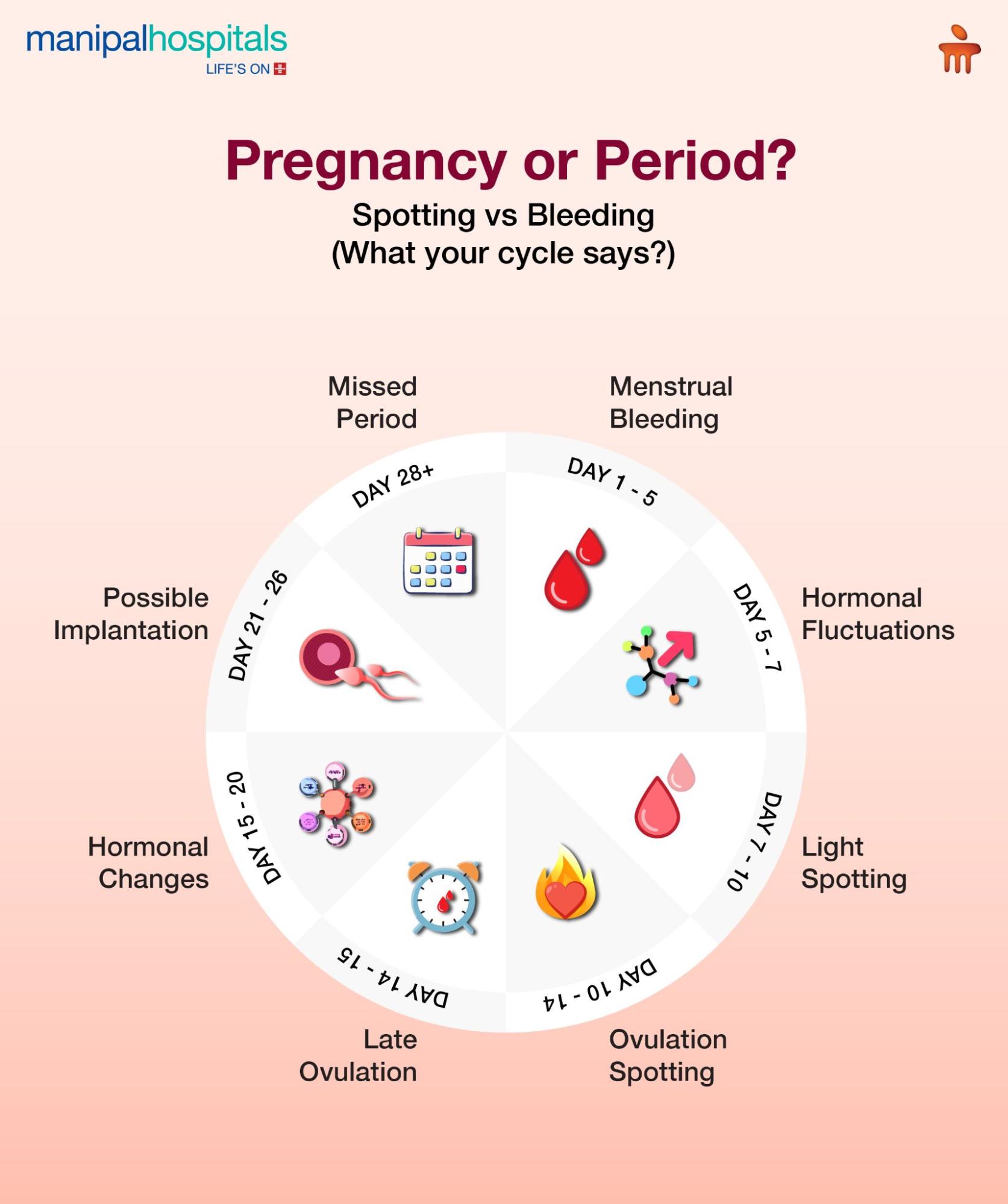 Pregnancy or period