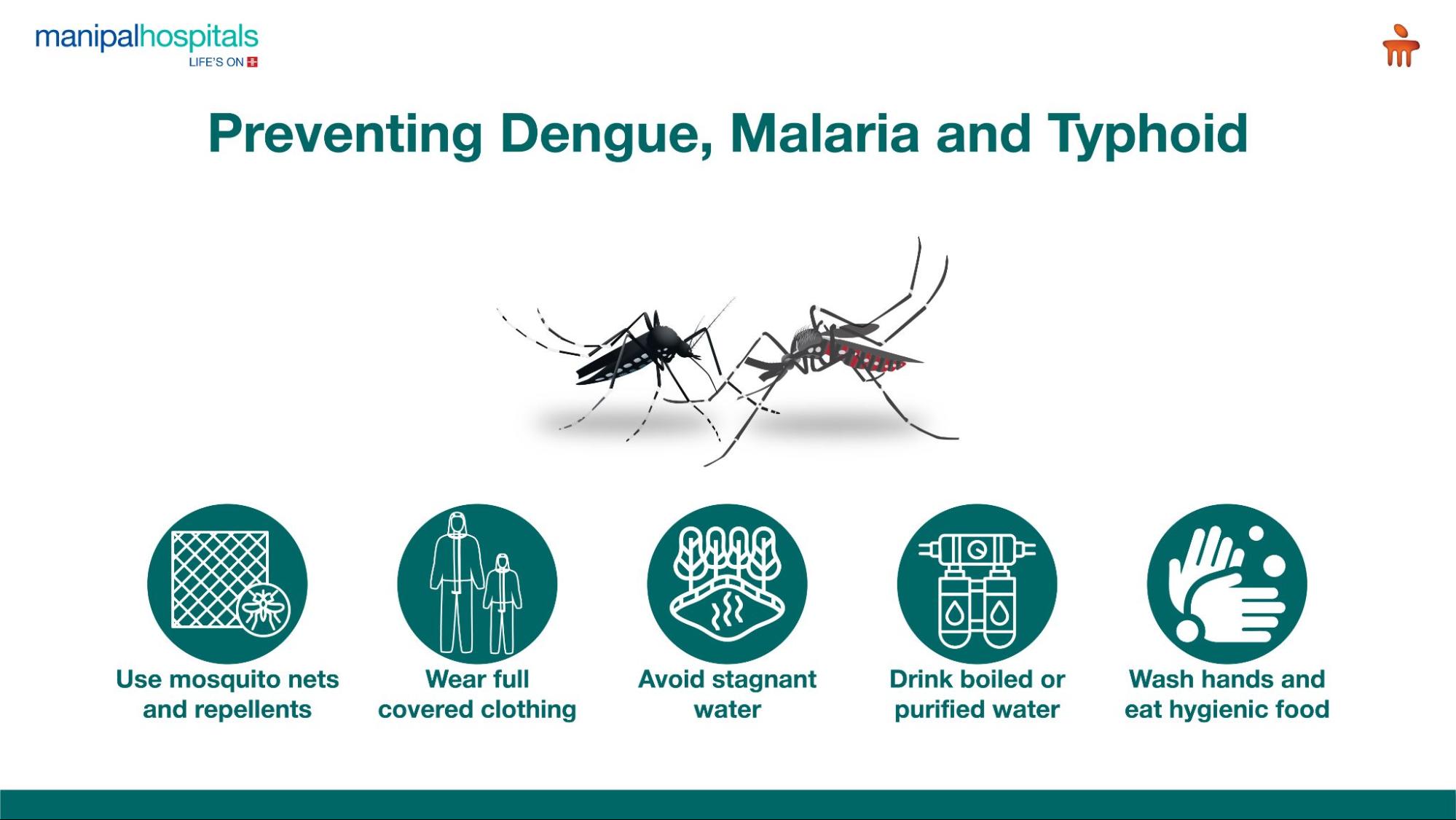 Preventing Dengue, Malaria, and Typhoid